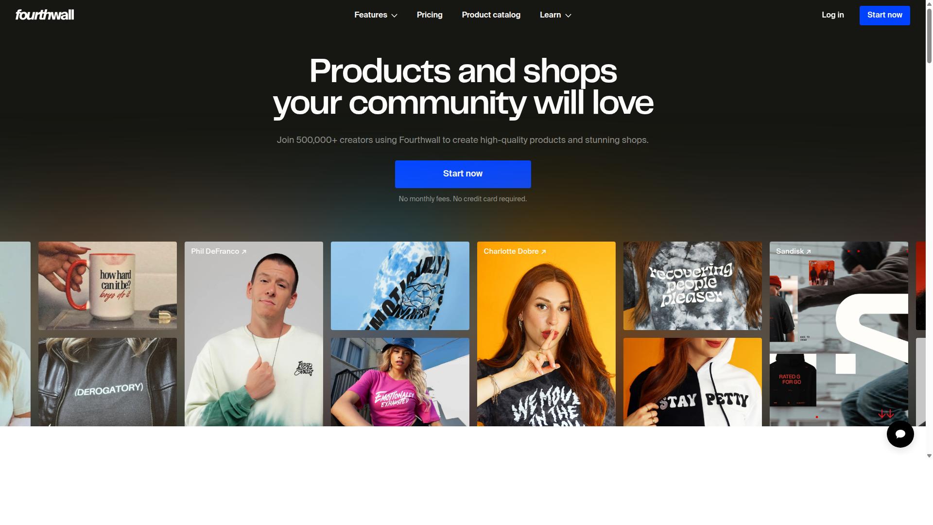 Fourthwall website